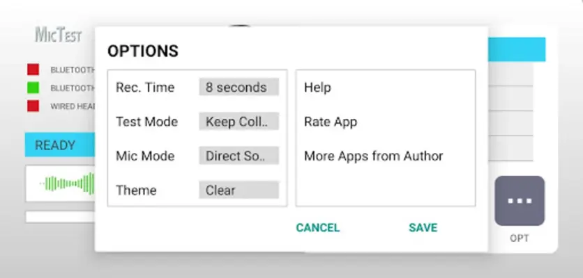 Mic Test android App screenshot 4